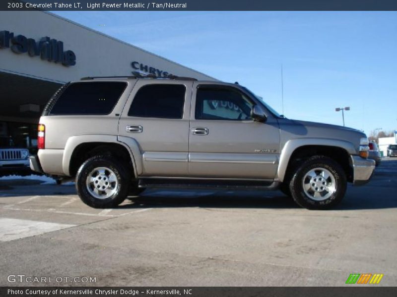 Light Pewter Metallic / Tan/Neutral 2003 Chevrolet Tahoe LT