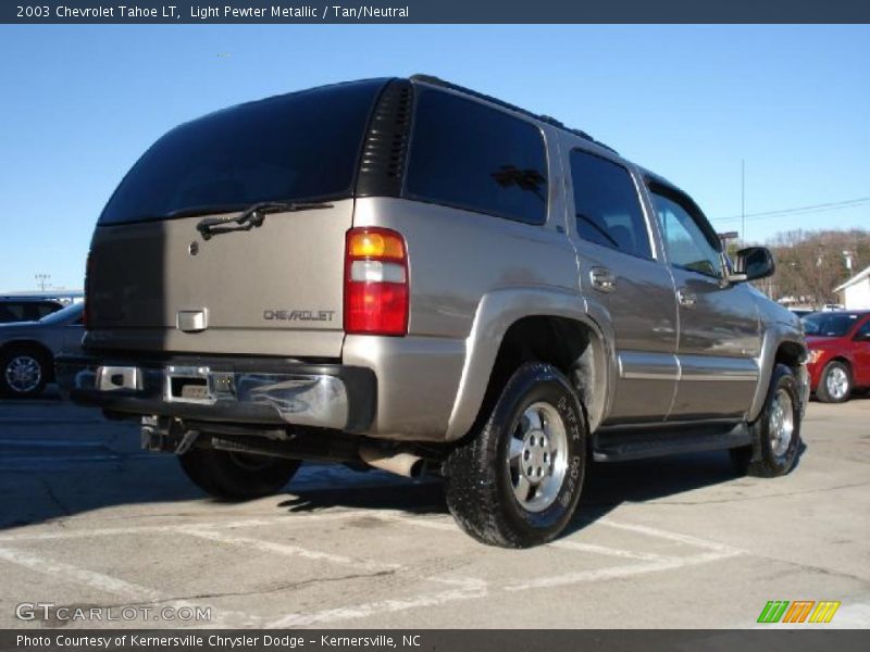 Light Pewter Metallic / Tan/Neutral 2003 Chevrolet Tahoe LT