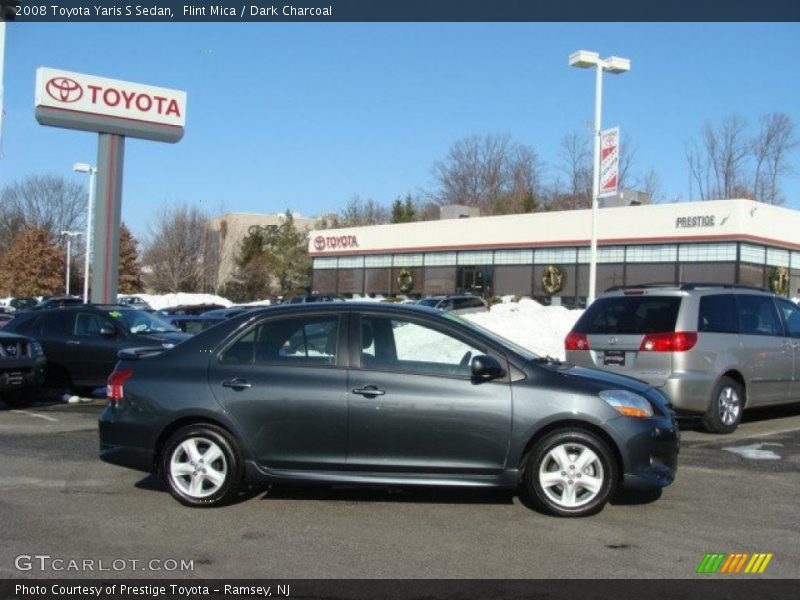 Flint Mica / Dark Charcoal 2008 Toyota Yaris S Sedan