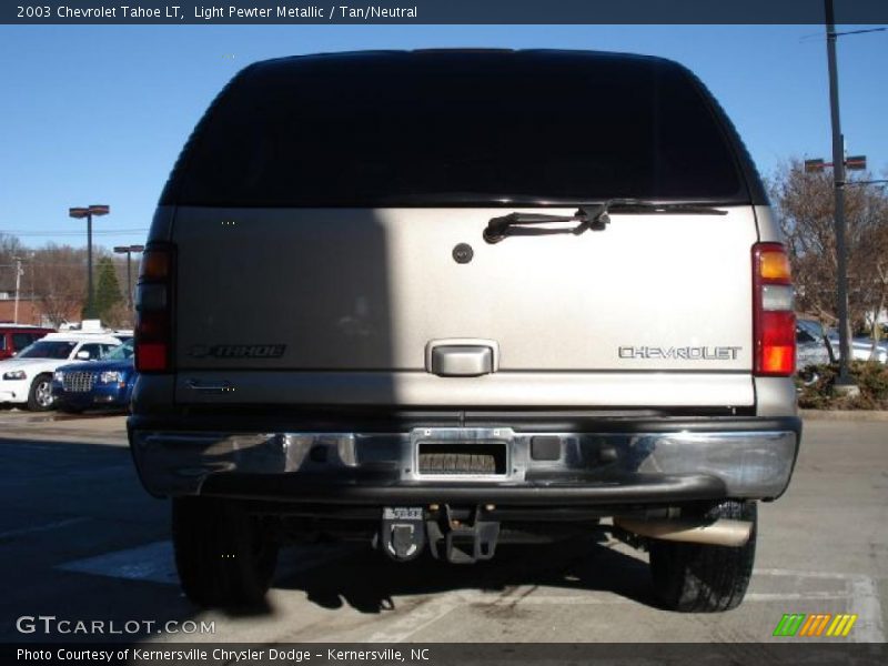 Light Pewter Metallic / Tan/Neutral 2003 Chevrolet Tahoe LT