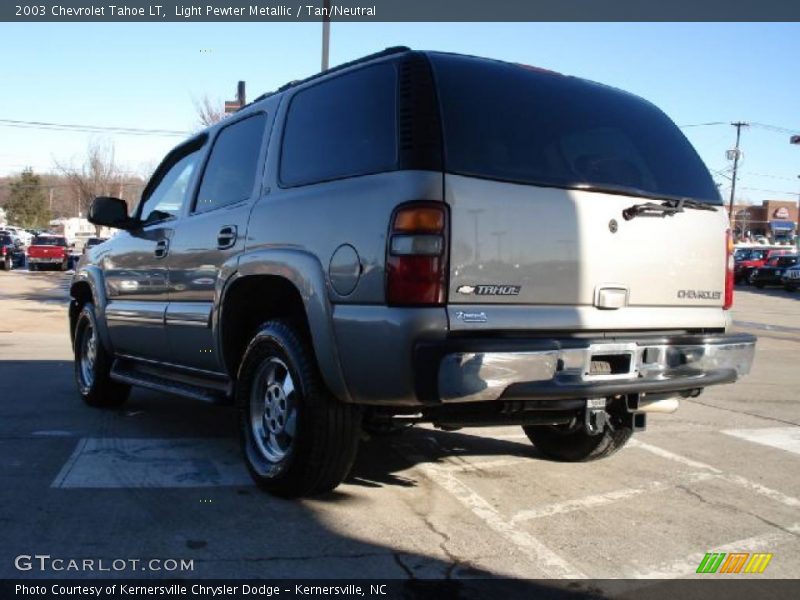 Light Pewter Metallic / Tan/Neutral 2003 Chevrolet Tahoe LT