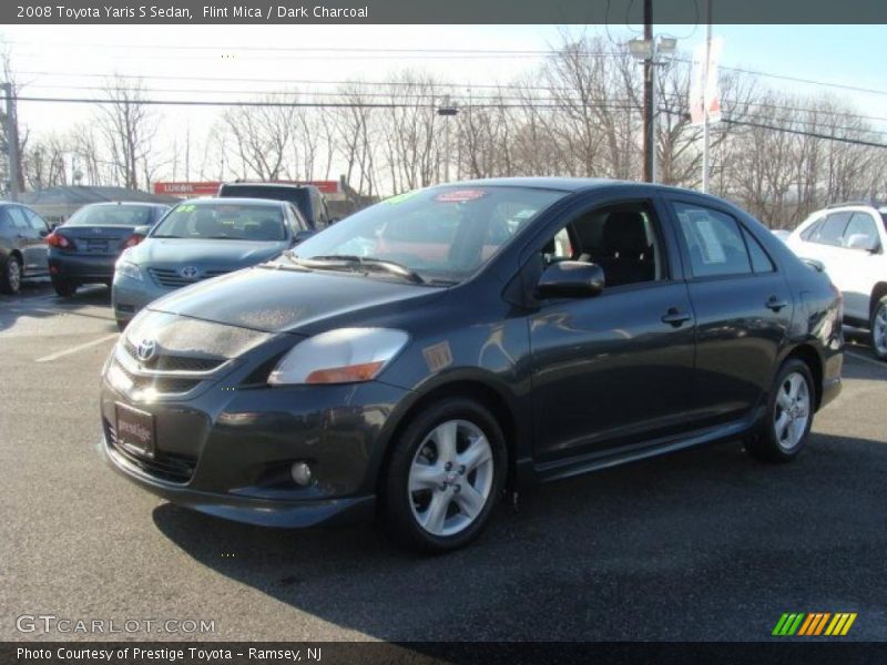 Flint Mica / Dark Charcoal 2008 Toyota Yaris S Sedan