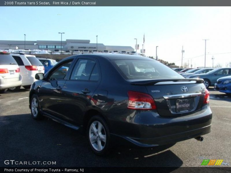 Flint Mica / Dark Charcoal 2008 Toyota Yaris S Sedan