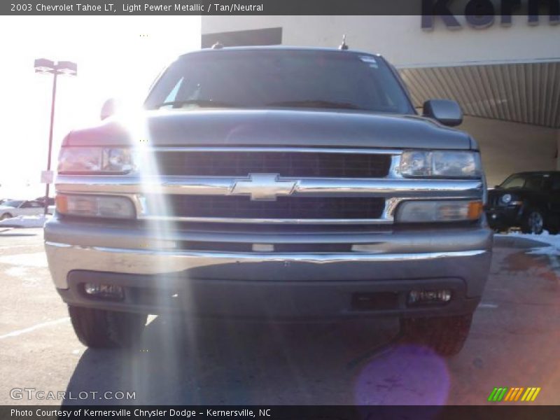 Light Pewter Metallic / Tan/Neutral 2003 Chevrolet Tahoe LT