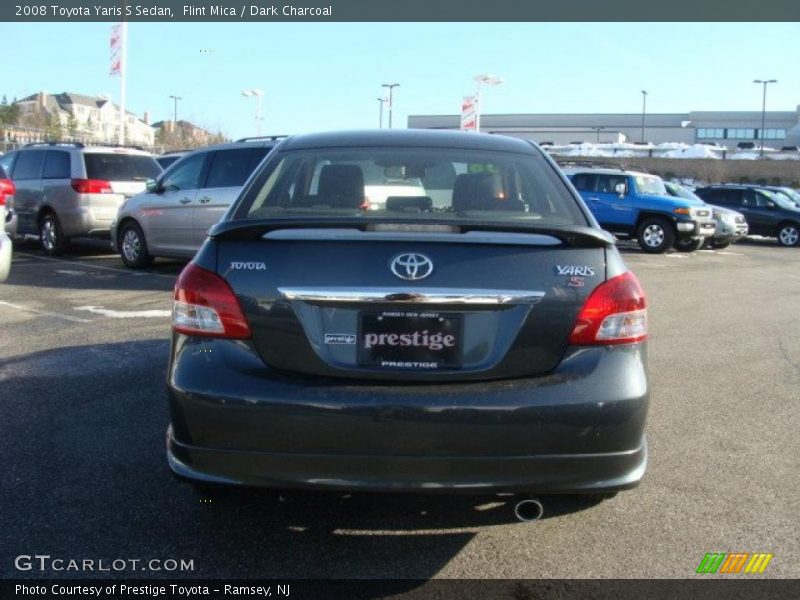 Flint Mica / Dark Charcoal 2008 Toyota Yaris S Sedan