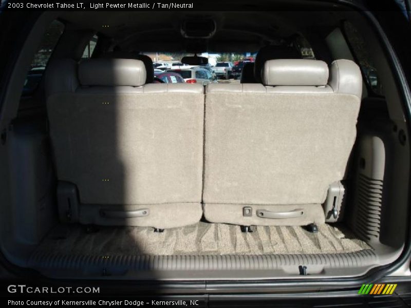 Light Pewter Metallic / Tan/Neutral 2003 Chevrolet Tahoe LT