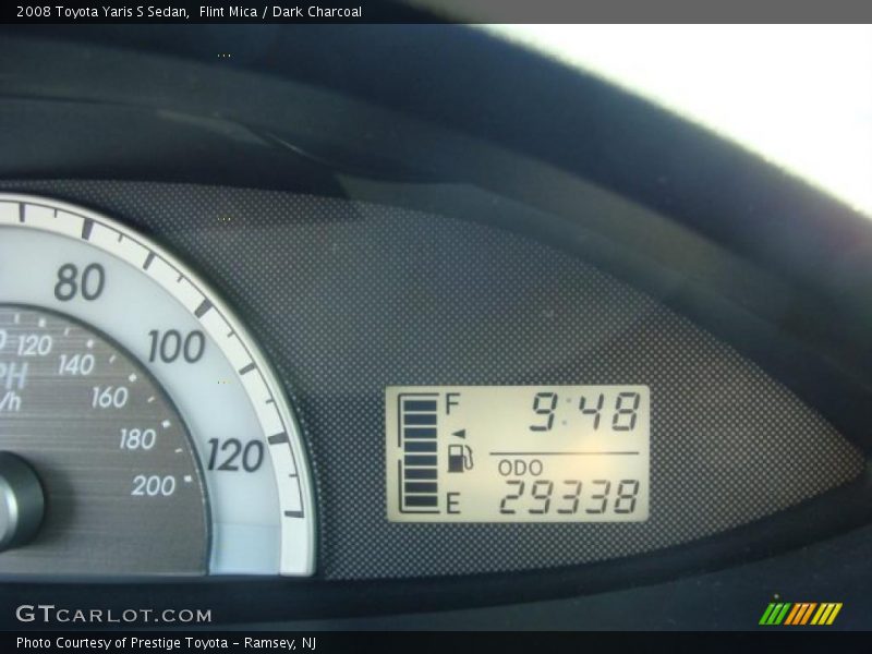 Flint Mica / Dark Charcoal 2008 Toyota Yaris S Sedan
