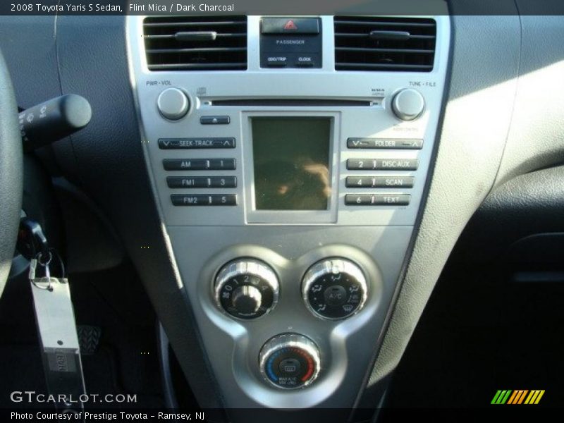 Flint Mica / Dark Charcoal 2008 Toyota Yaris S Sedan