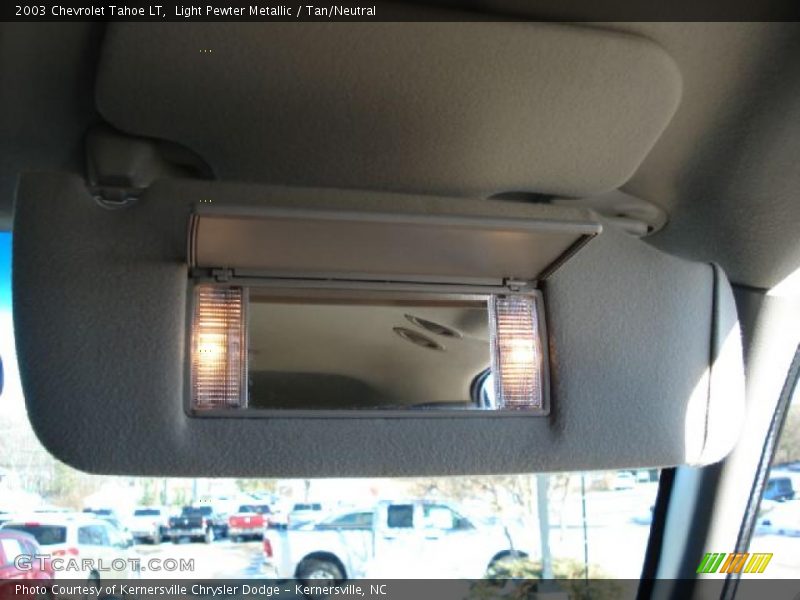 Light Pewter Metallic / Tan/Neutral 2003 Chevrolet Tahoe LT