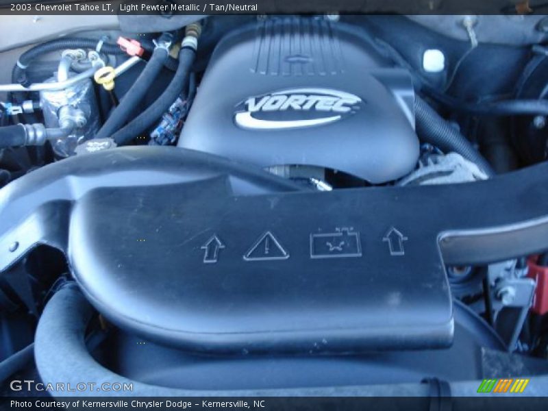 Light Pewter Metallic / Tan/Neutral 2003 Chevrolet Tahoe LT