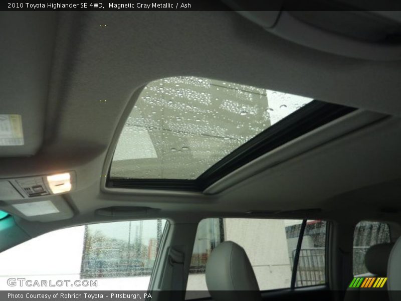 Magnetic Gray Metallic / Ash 2010 Toyota Highlander SE 4WD