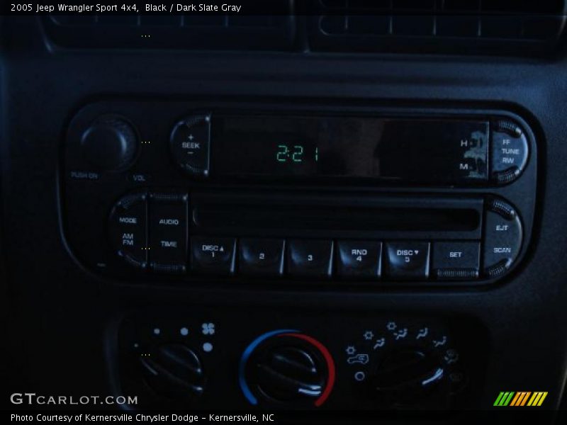 Black / Dark Slate Gray 2005 Jeep Wrangler Sport 4x4