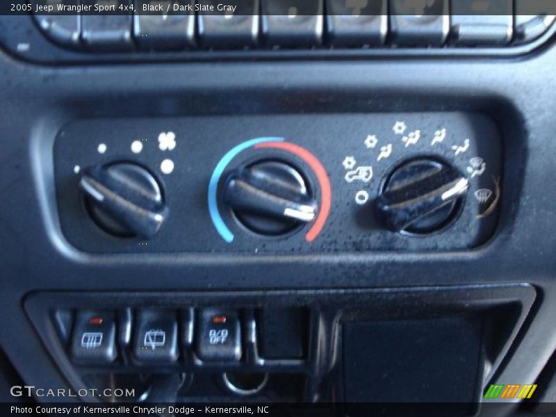 Black / Dark Slate Gray 2005 Jeep Wrangler Sport 4x4