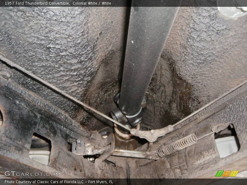 Colonial White / White 1957 Ford Thunderbird Convertible