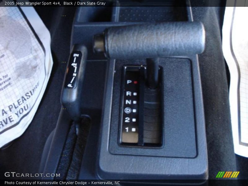 Black / Dark Slate Gray 2005 Jeep Wrangler Sport 4x4