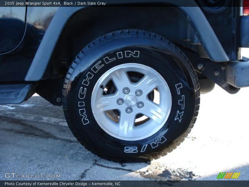 Black / Dark Slate Gray 2005 Jeep Wrangler Sport 4x4