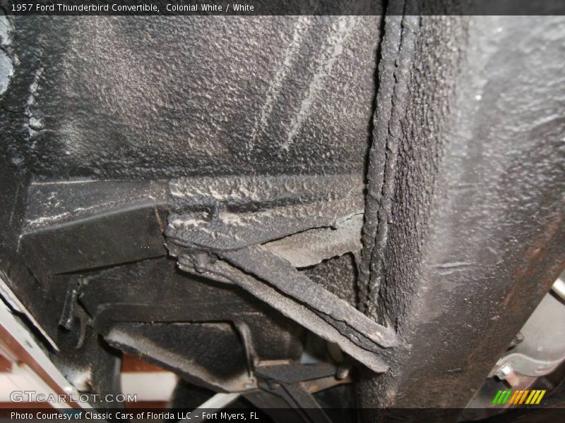 Colonial White / White 1957 Ford Thunderbird Convertible