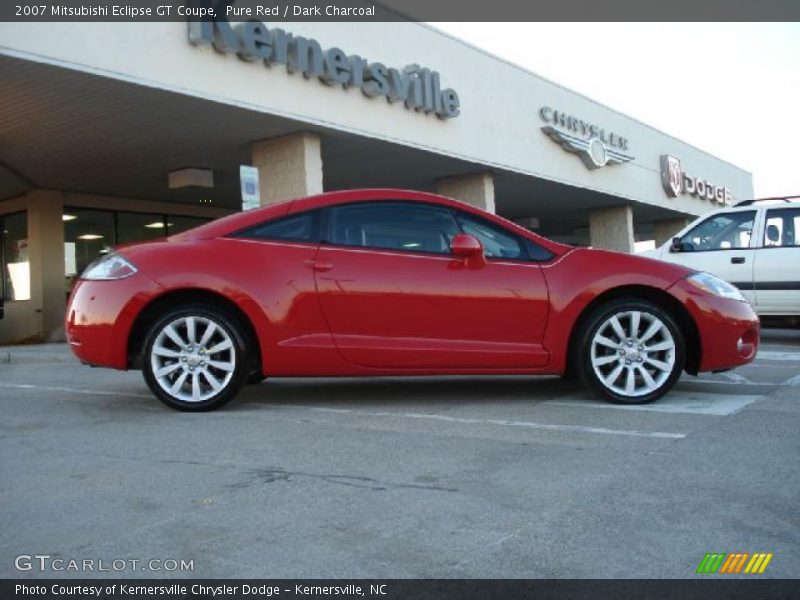Pure Red / Dark Charcoal 2007 Mitsubishi Eclipse GT Coupe