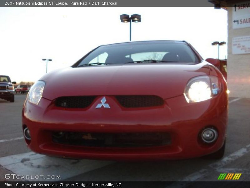 Pure Red / Dark Charcoal 2007 Mitsubishi Eclipse GT Coupe