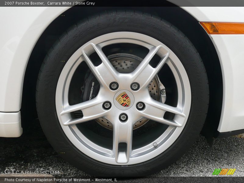 Carrara White / Stone Grey 2007 Porsche Boxster