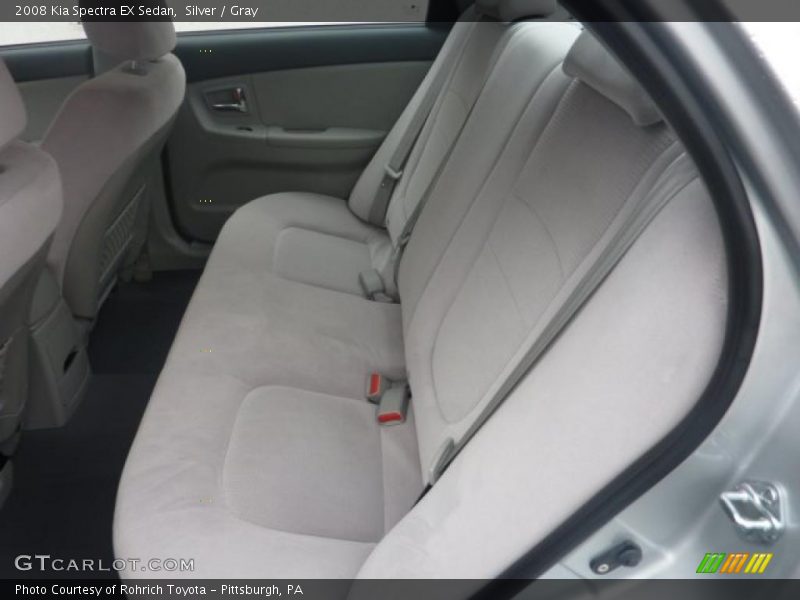 Silver / Gray 2008 Kia Spectra EX Sedan