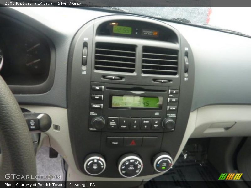 Silver / Gray 2008 Kia Spectra EX Sedan