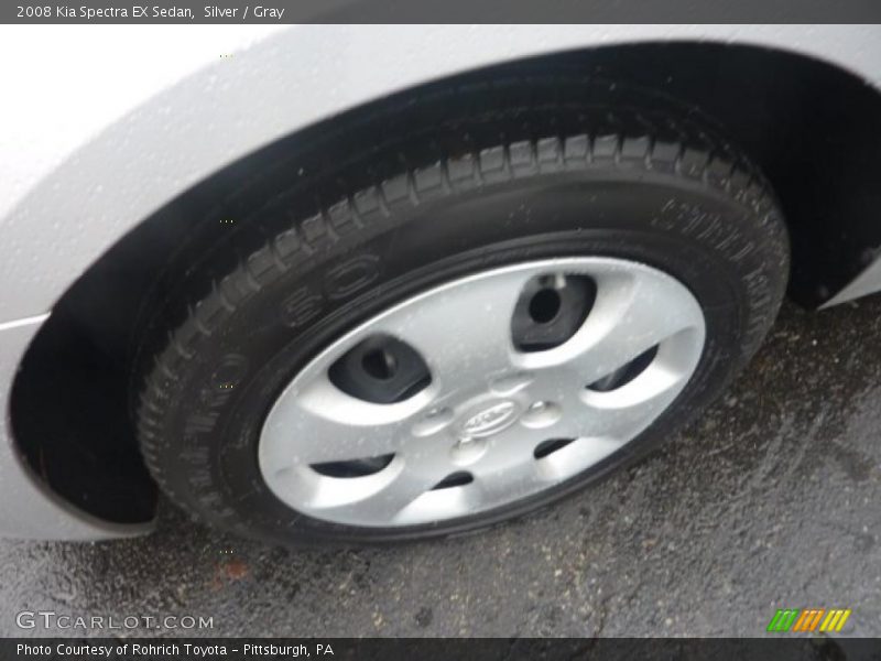 Silver / Gray 2008 Kia Spectra EX Sedan