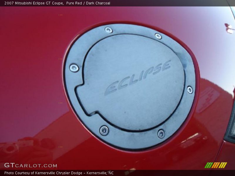 Pure Red / Dark Charcoal 2007 Mitsubishi Eclipse GT Coupe