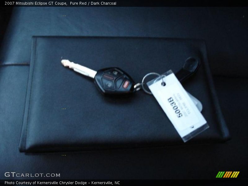 Pure Red / Dark Charcoal 2007 Mitsubishi Eclipse GT Coupe