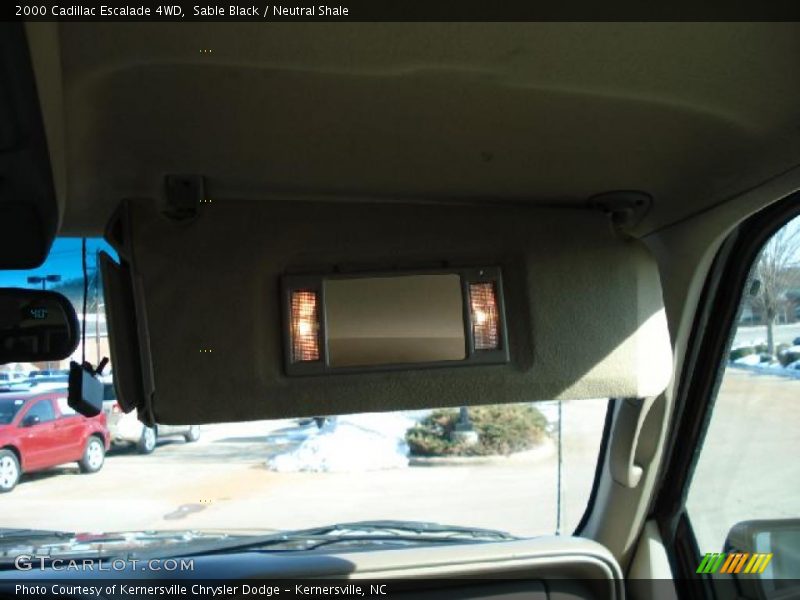 Sable Black / Neutral Shale 2000 Cadillac Escalade 4WD