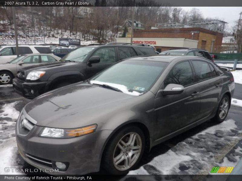 Carbon Gray Pearl / Ebony 2007 Acura TL 3.2