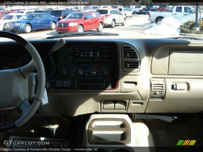 Sable Black / Neutral Shale 2000 Cadillac Escalade 4WD