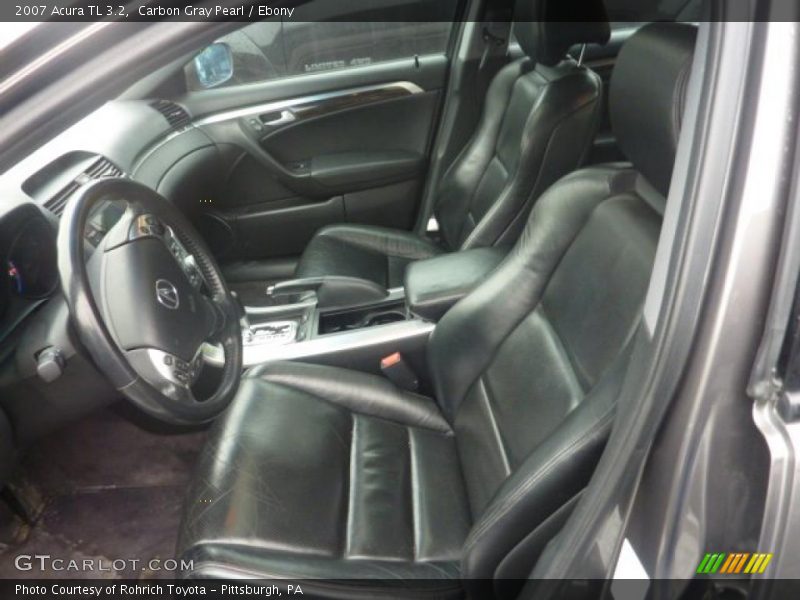 Carbon Gray Pearl / Ebony 2007 Acura TL 3.2