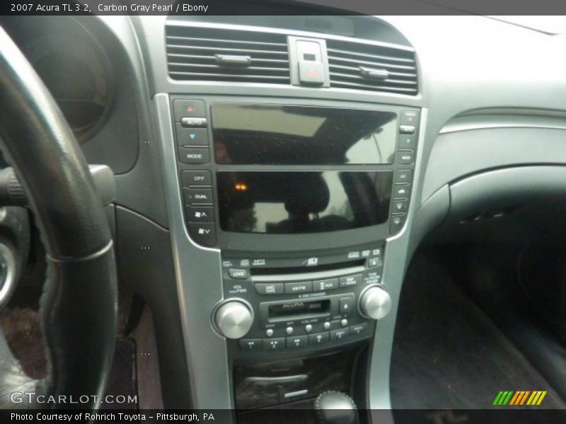 Carbon Gray Pearl / Ebony 2007 Acura TL 3.2