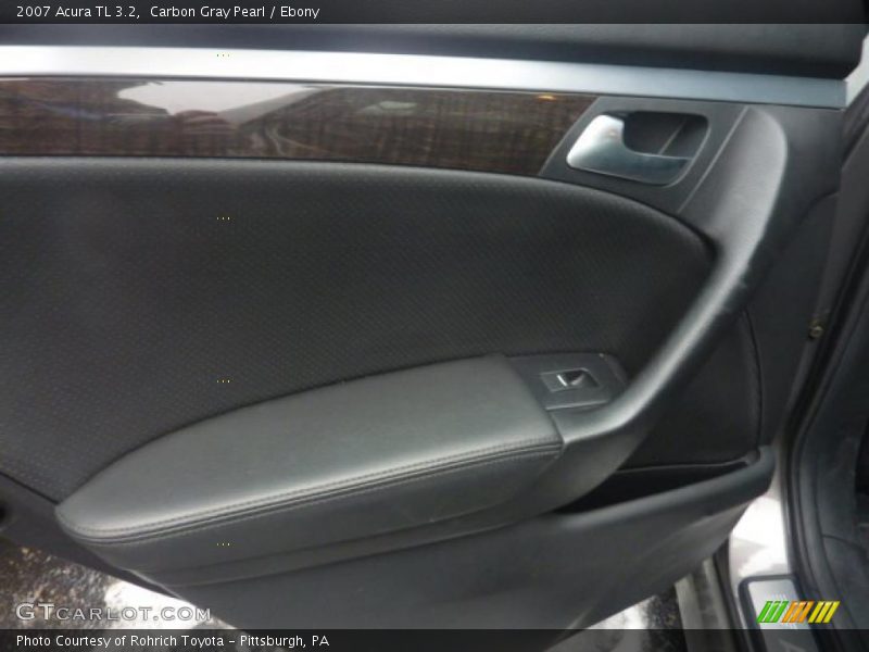 Carbon Gray Pearl / Ebony 2007 Acura TL 3.2