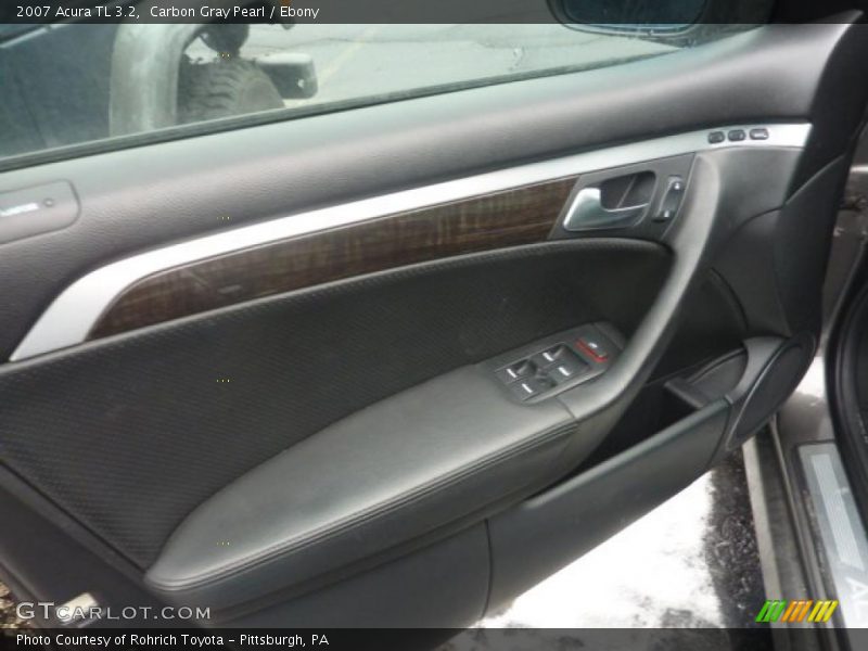 Carbon Gray Pearl / Ebony 2007 Acura TL 3.2