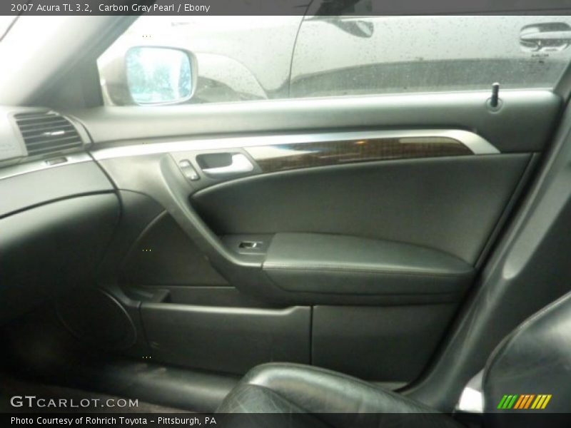 Carbon Gray Pearl / Ebony 2007 Acura TL 3.2