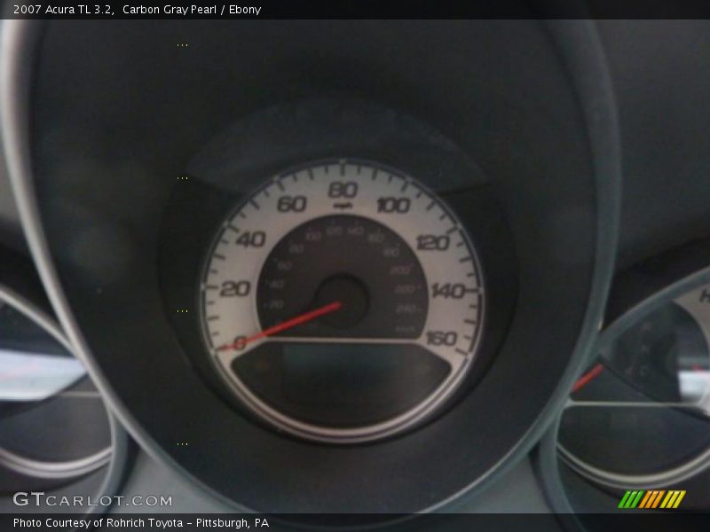 Carbon Gray Pearl / Ebony 2007 Acura TL 3.2