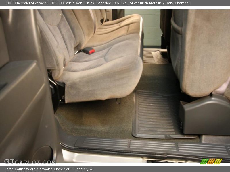 Silver Birch Metallic / Dark Charcoal 2007 Chevrolet Silverado 2500HD Classic Work Truck Extended Cab 4x4