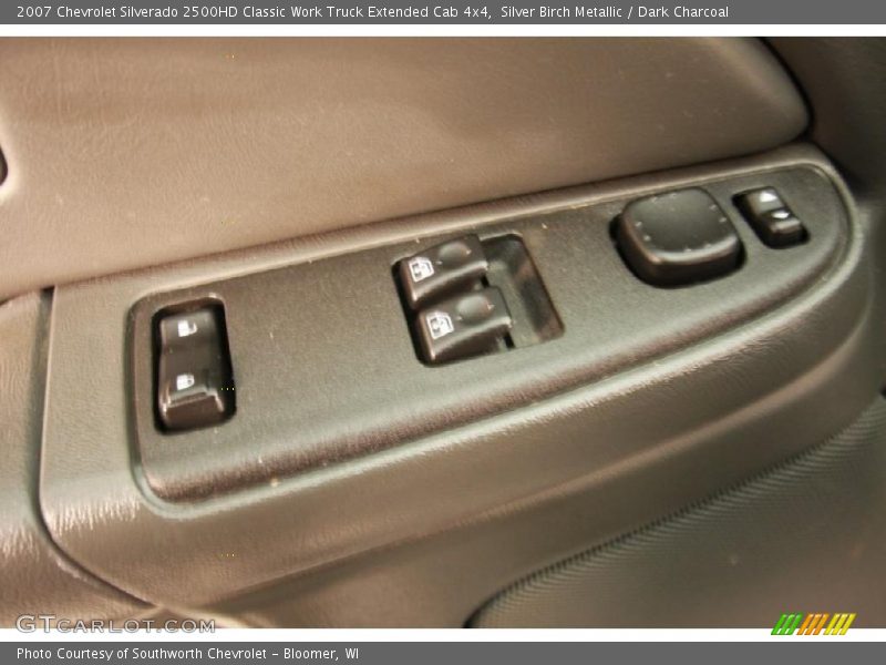 Silver Birch Metallic / Dark Charcoal 2007 Chevrolet Silverado 2500HD Classic Work Truck Extended Cab 4x4
