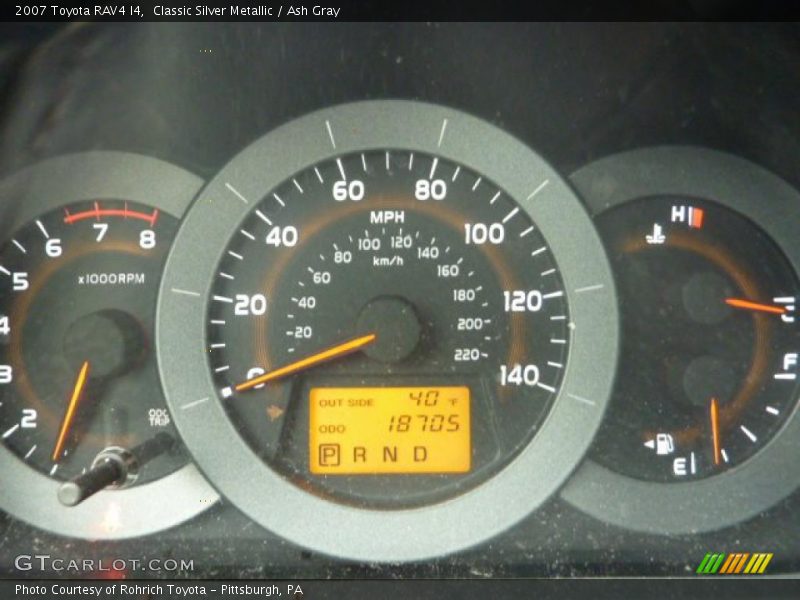 Classic Silver Metallic / Ash Gray 2007 Toyota RAV4 I4