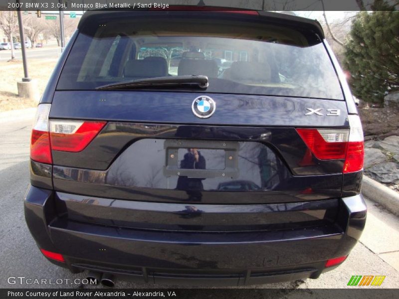 Monaco Blue Metallic / Sand Beige 2007 BMW X3 3.0si