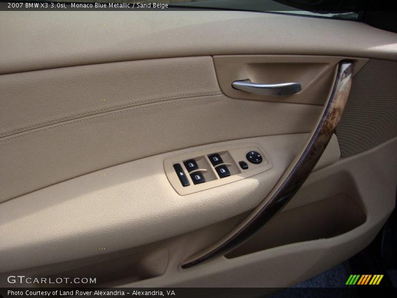 Monaco Blue Metallic / Sand Beige 2007 BMW X3 3.0si