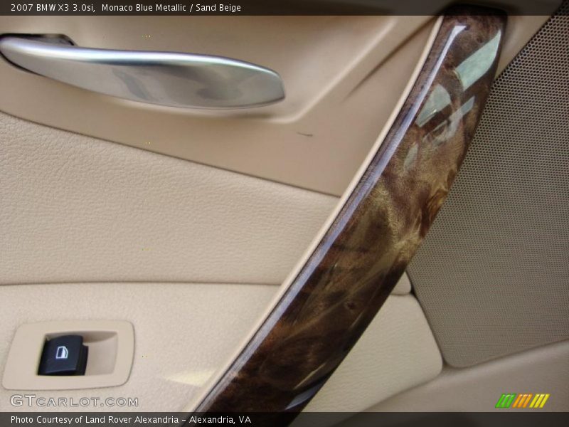 Monaco Blue Metallic / Sand Beige 2007 BMW X3 3.0si
