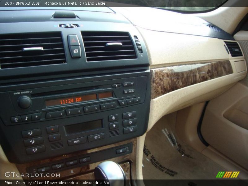 Monaco Blue Metallic / Sand Beige 2007 BMW X3 3.0si