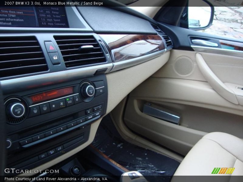 Monaco Blue Metallic / Sand Beige 2007 BMW X3 3.0si