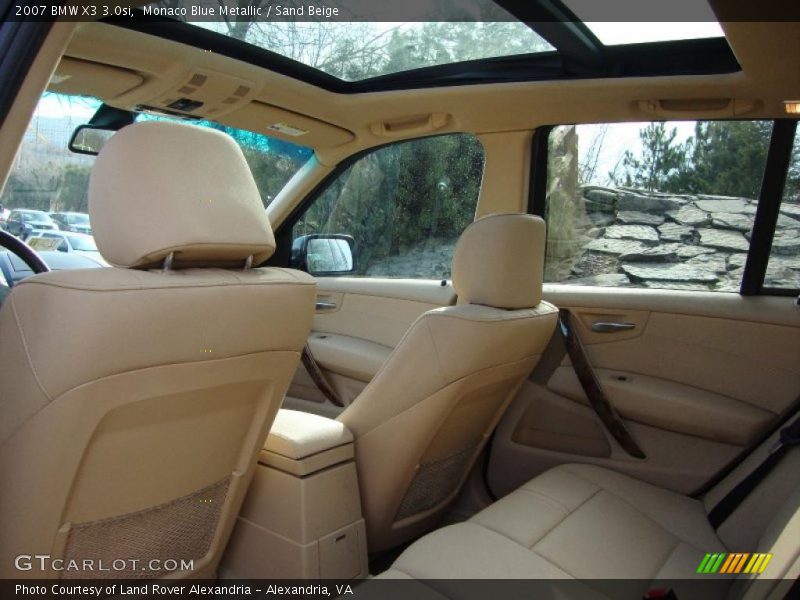 Monaco Blue Metallic / Sand Beige 2007 BMW X3 3.0si