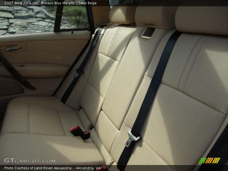 Monaco Blue Metallic / Sand Beige 2007 BMW X3 3.0si