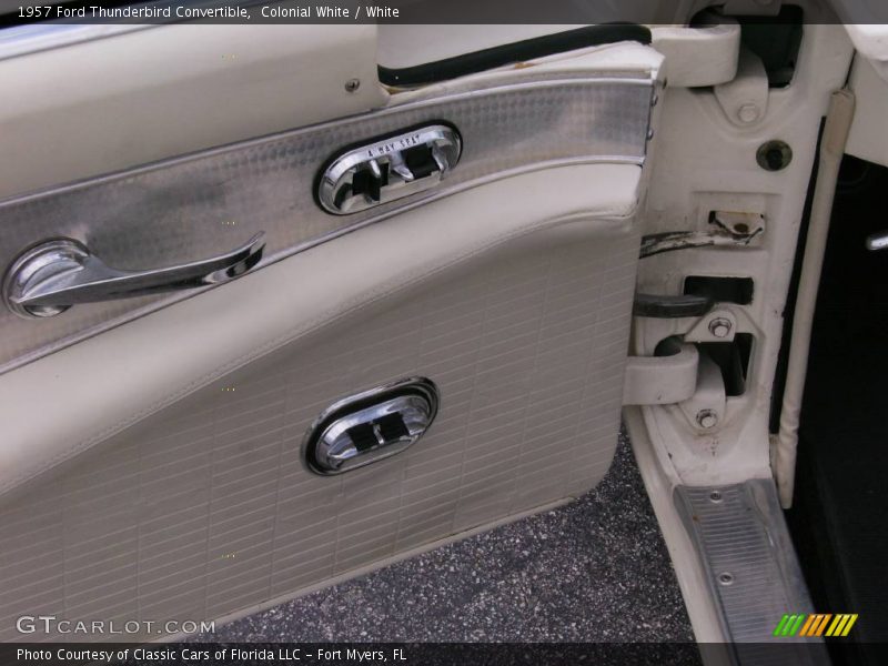 Colonial White / White 1957 Ford Thunderbird Convertible