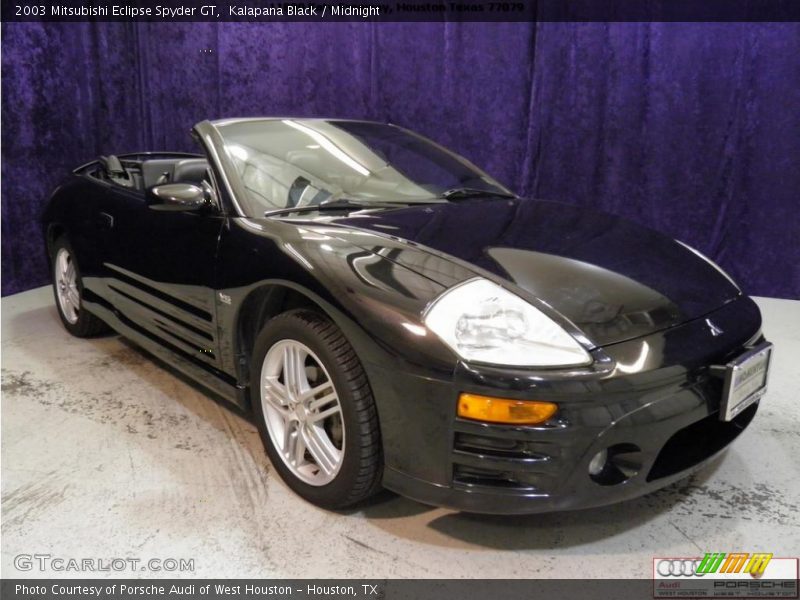 Kalapana Black / Midnight 2003 Mitsubishi Eclipse Spyder GT